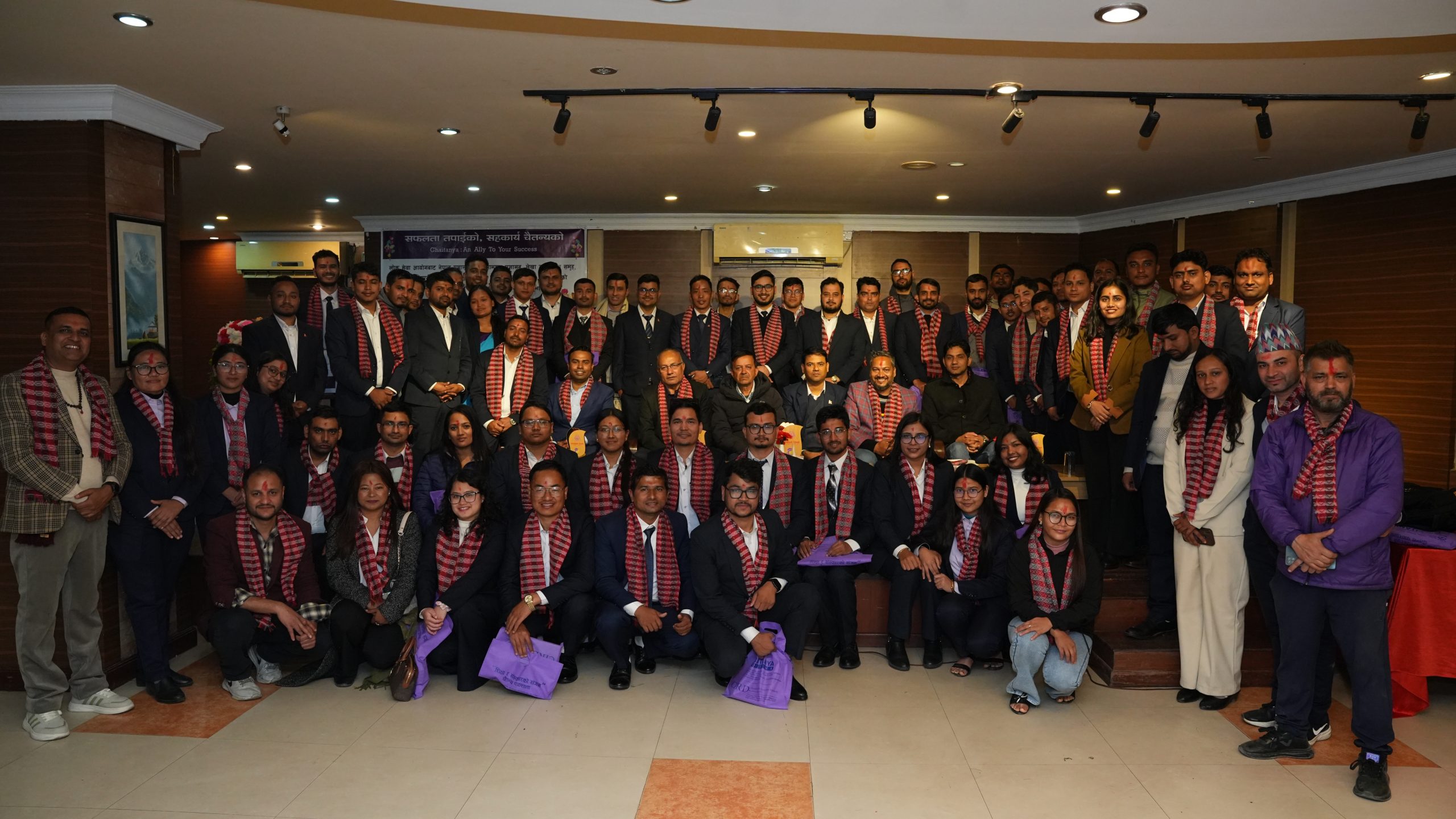 शाखा अधिकृतमा सिफारिस उम्मेदवारलाई चैतन्यको बधाई